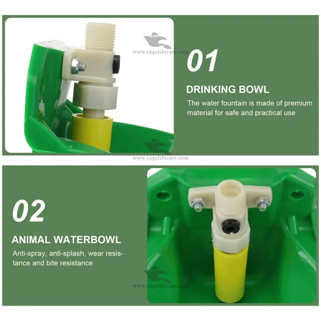 Goat Auto Drinker - 1L Automatic Water Bowl ( Plastic Valve )