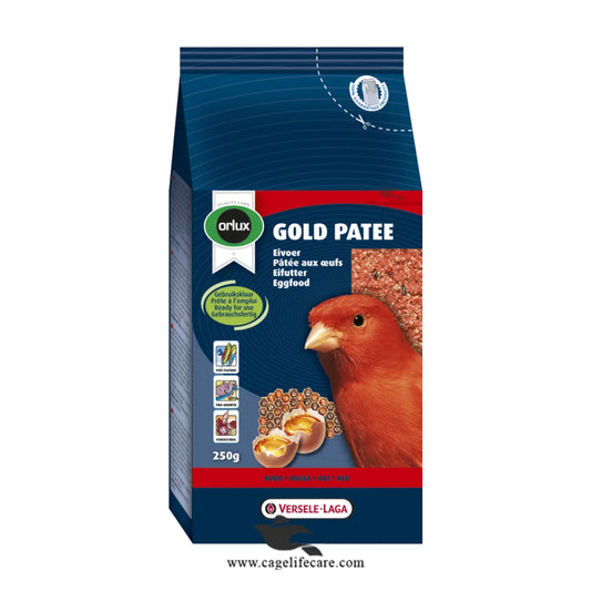 Gold Patee Canaries & Finches Red Eggfood (ORLUX) – Vibrant Plumage & Optimal Health
