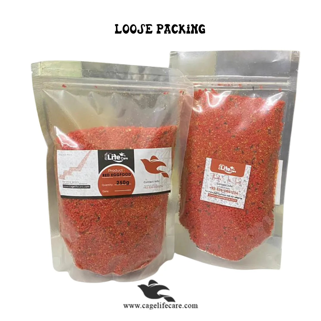 Gold Patee Canaries & Finches Red Eggfood (ORLUX) – Vibrant Plumage & Optimal Health 250g 500g 1Kg 5KG Loose Packs