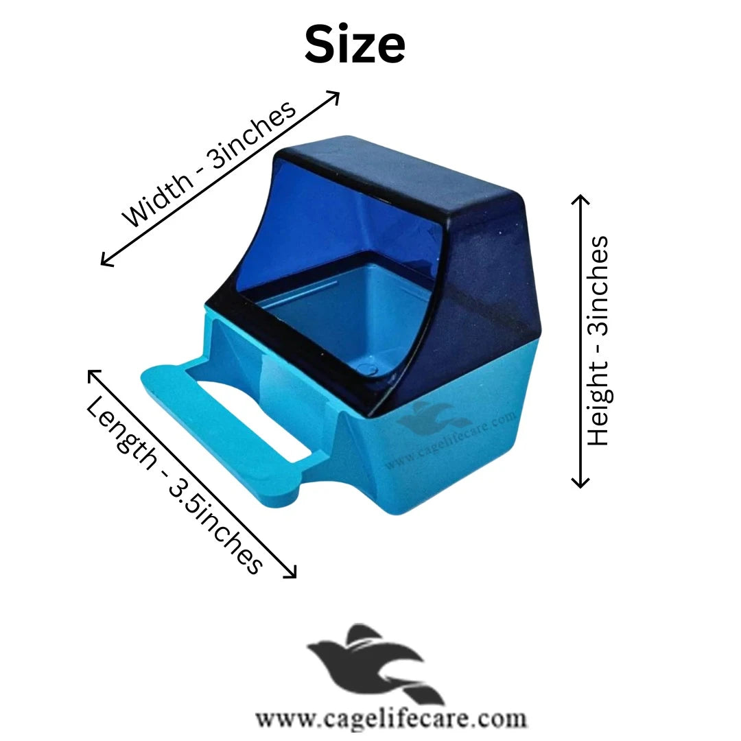 Grit-O-Feeder Pot For Grit For Birds Diamention