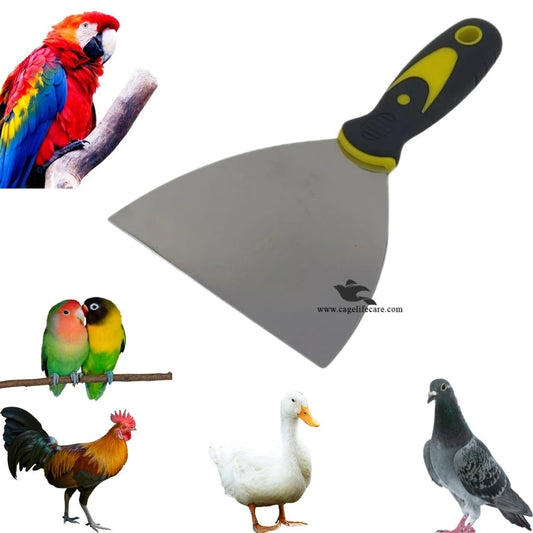 Handy Scraper 5-Inch - Stainless Steel Bird & Pets Cage Cleaner