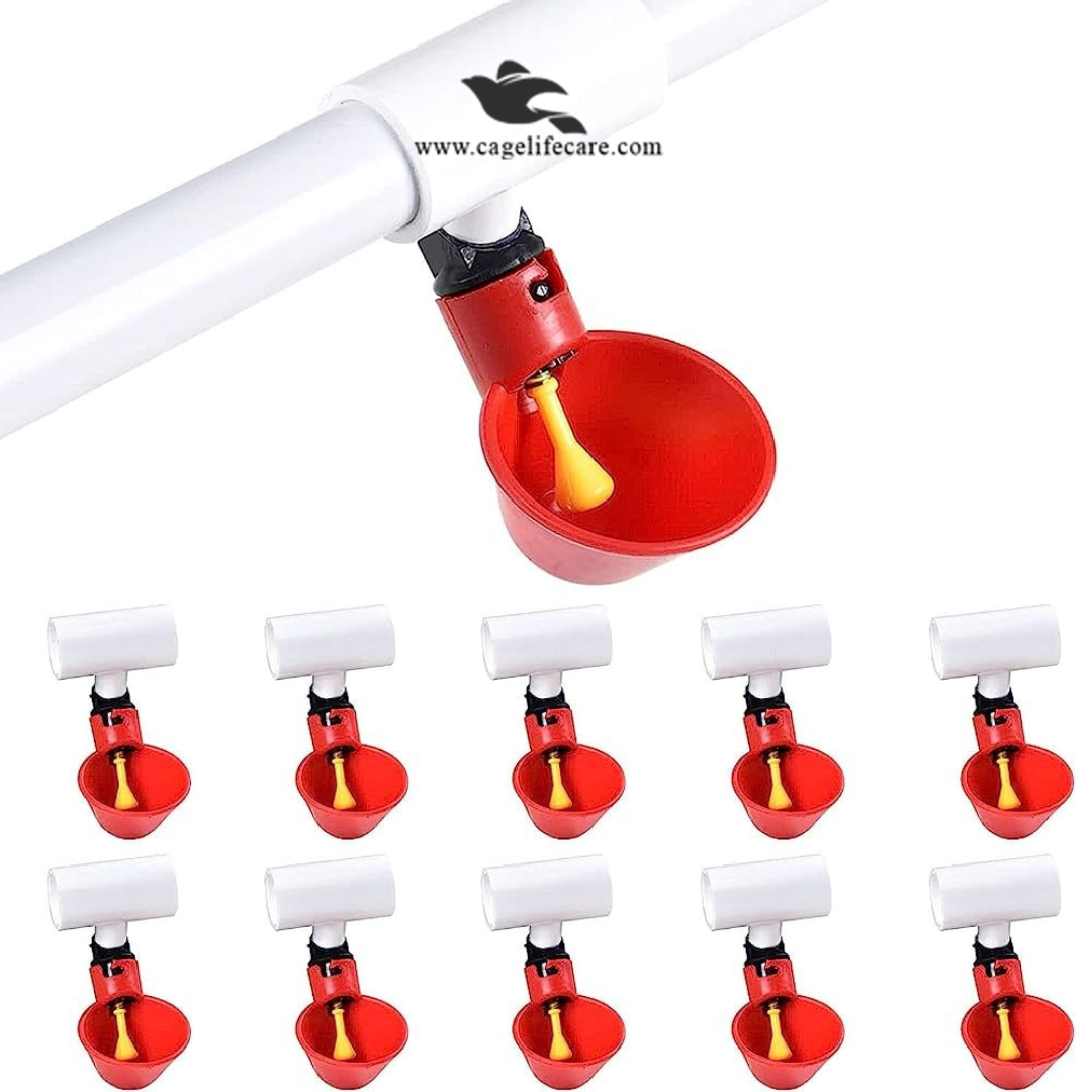 Imported Auto Water Cup - for Poultry & Pigeons AUTOMATIC NON STOP WATER SUPPLY