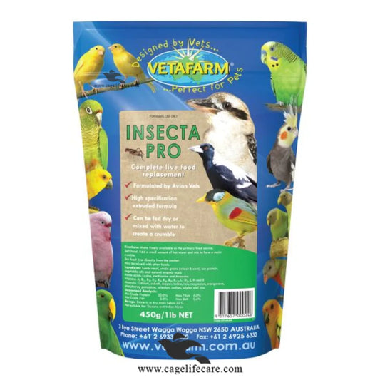 Insecta Pro – Fully Extruded Dietary Additive 450g Bag and Loose Packin