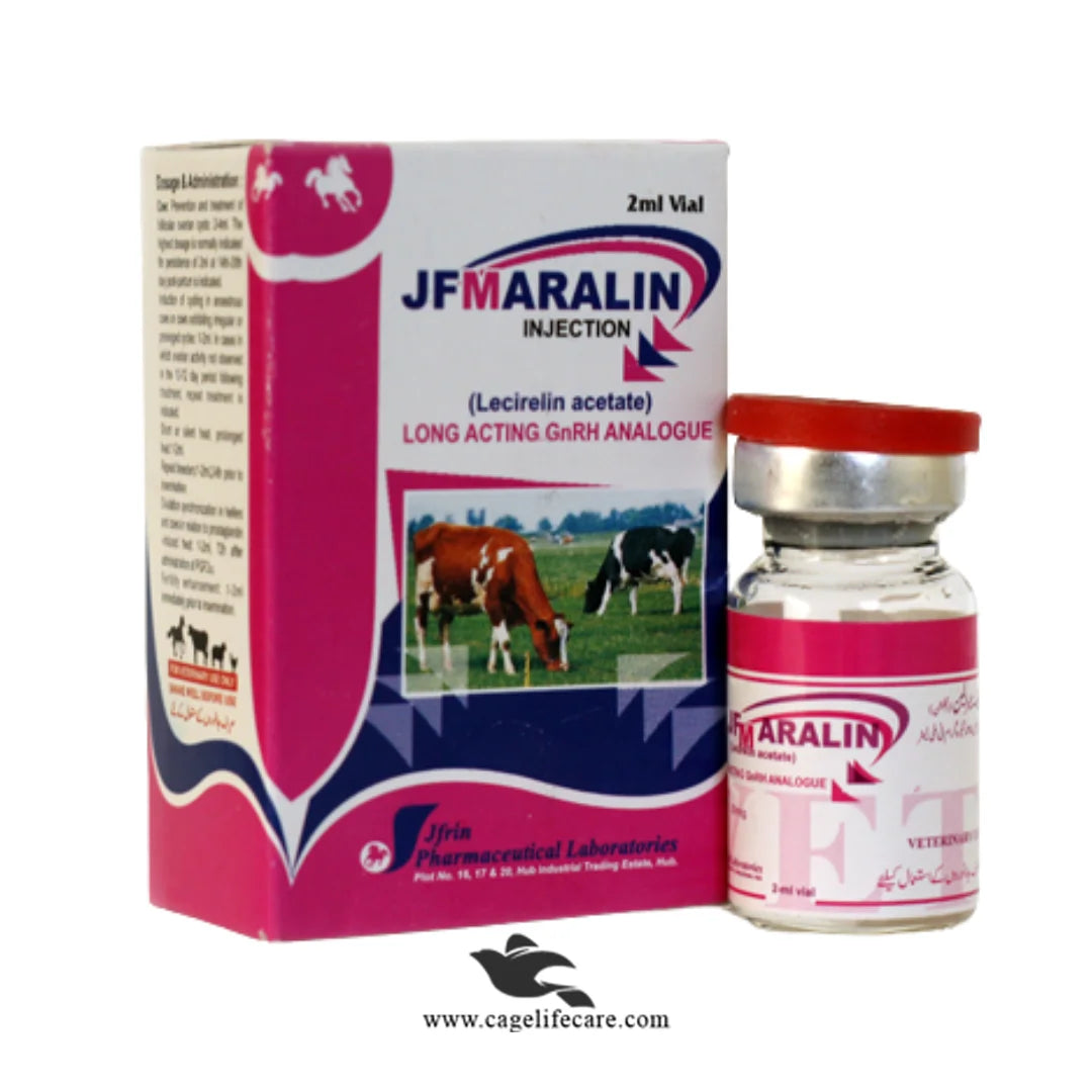 JFMARALIN Injection – Lecirelin 25mcg/ml – Fertility & Reproductive Hormone Support for Milking Animals