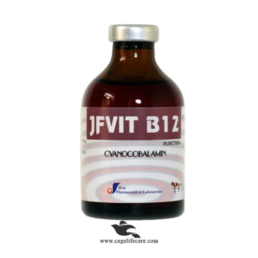 JFVIT B12 Injection – Cyanocobalamin 250mcg/ml – Veterinary Vitamin Supplement
