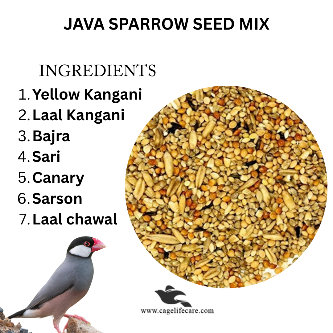Java Sparrow Seed Mix Ingredients