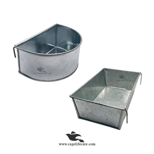 Just Steel Hanging Feeding Pots for Birds