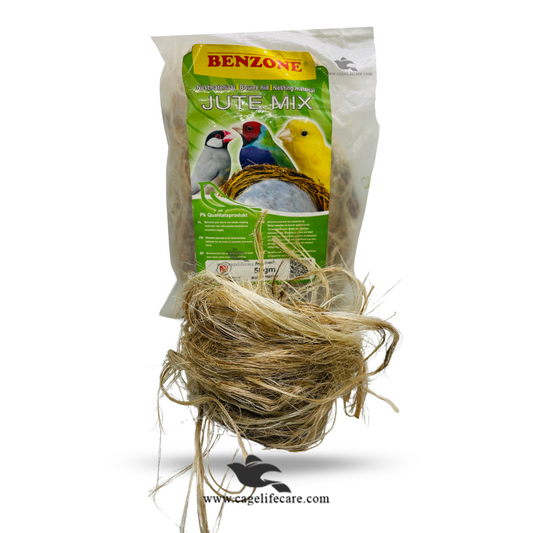 Jute Mix Nesting Packet for Finches, Java & Canaries - Imported