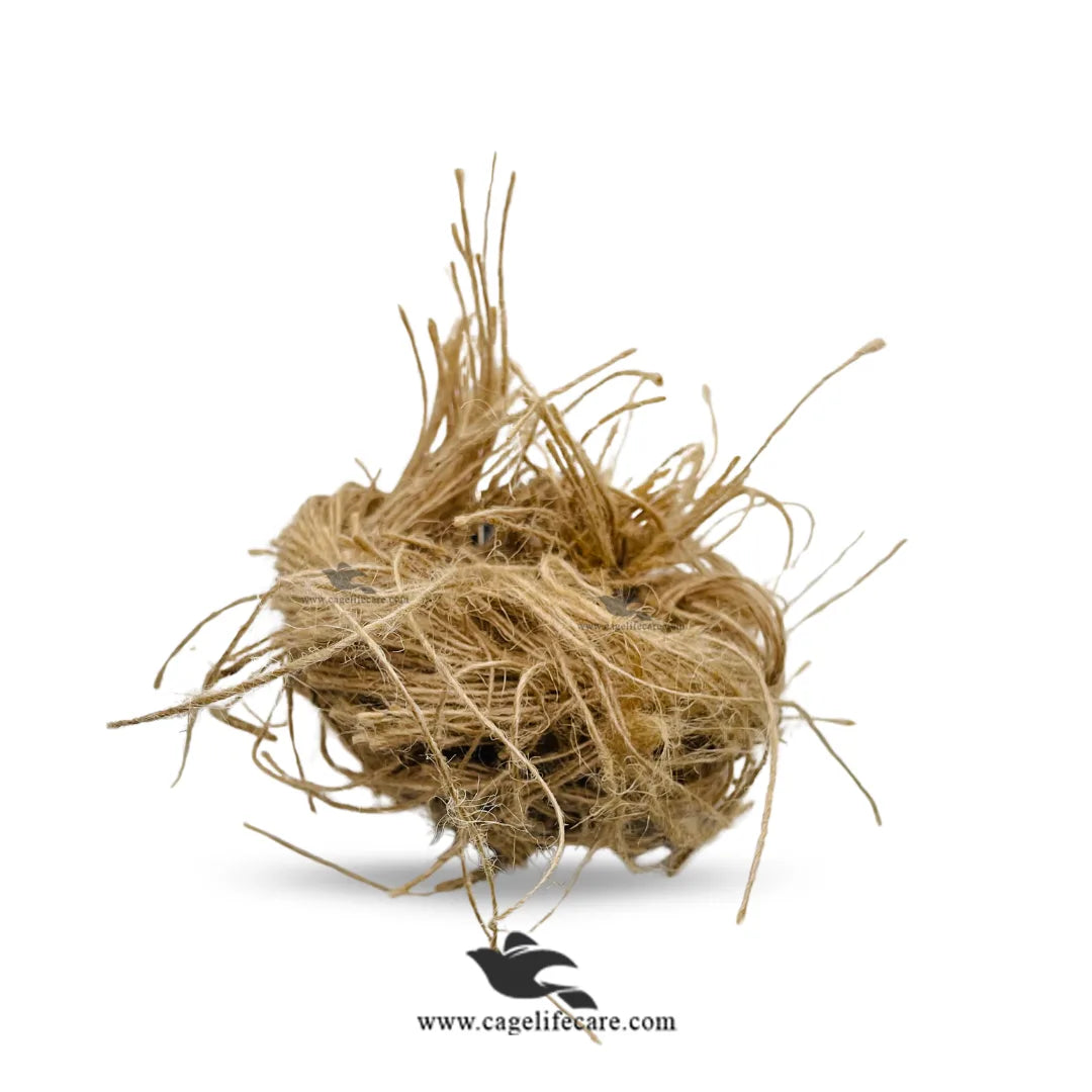 Jute Nesting Packets for Finches, Java & Canaries - Imported