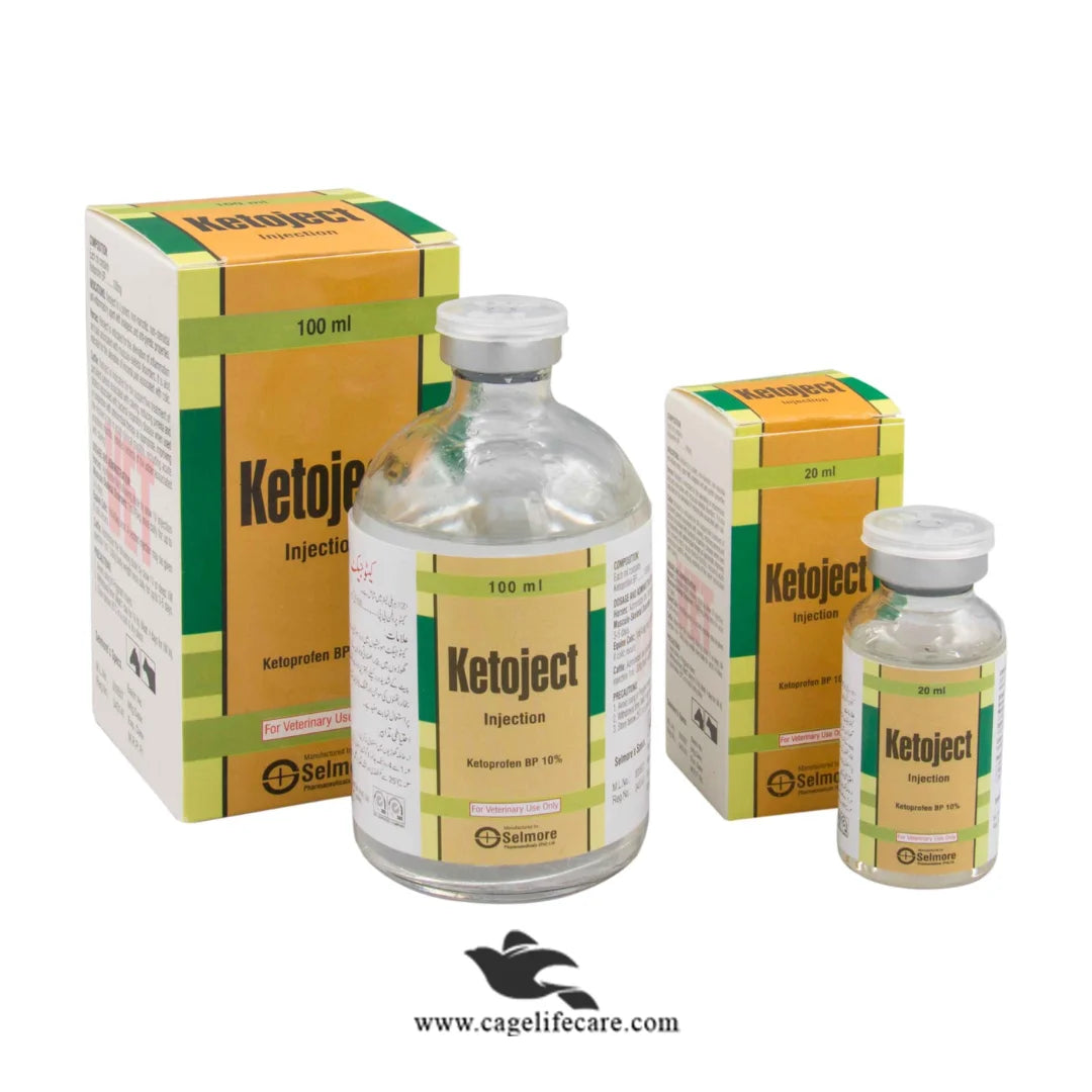 Ketoject Injection for pain and inflammation in cattle and horses