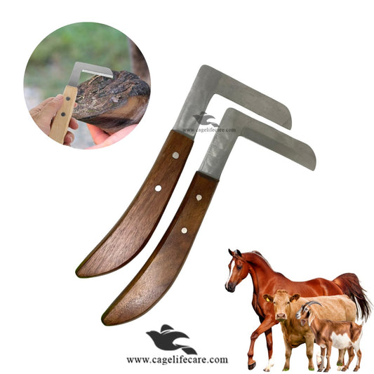 L-Shape Hoof Knife Set – 2pc Livestock Trimming Tool