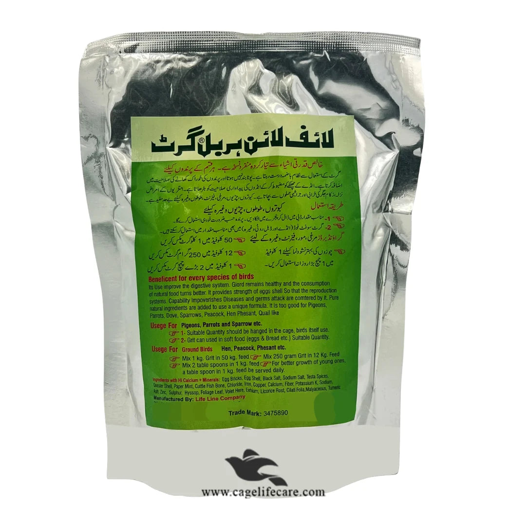 Life Line Herbal Grit – Mix of Calcium and Minerals