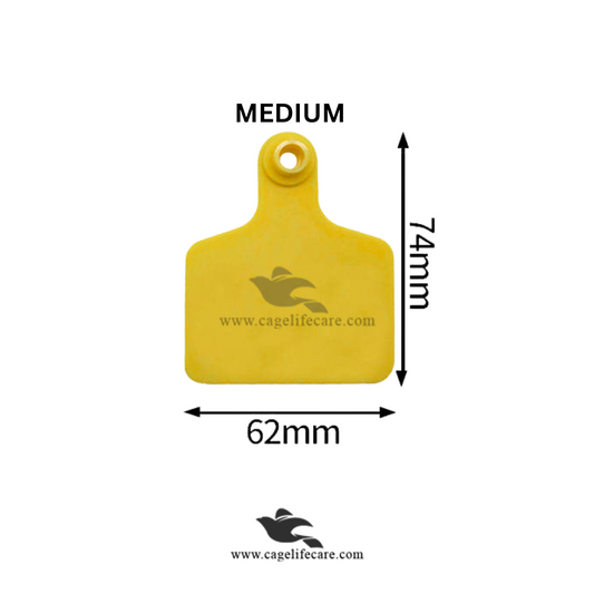 Customized laser print local ear tags for cows and goats