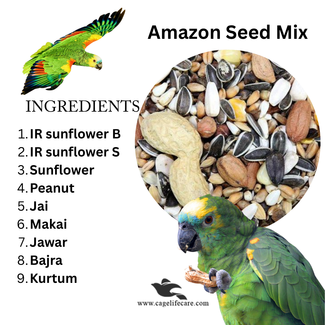 Amazon Parrots Seed Mix
