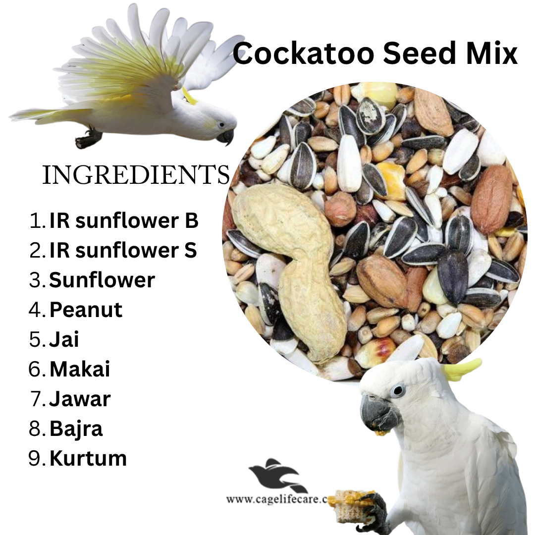 Cockatoo Seed Mix ( All Cockatoos ) Ingredients