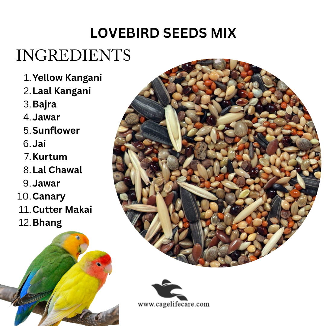 Lovebirds & Fishers Seeds Mix iNGREDIENTS