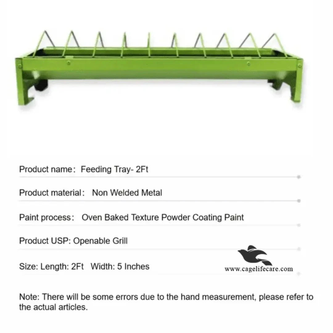 Metal Economical Feeding Tray for Pigeons & Poultry Complete Details