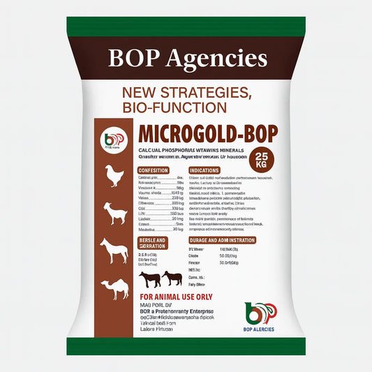 MICROGOLD-BOP – Calcium, Phosphorus, Vitamins & Minerals Granules for Livestock