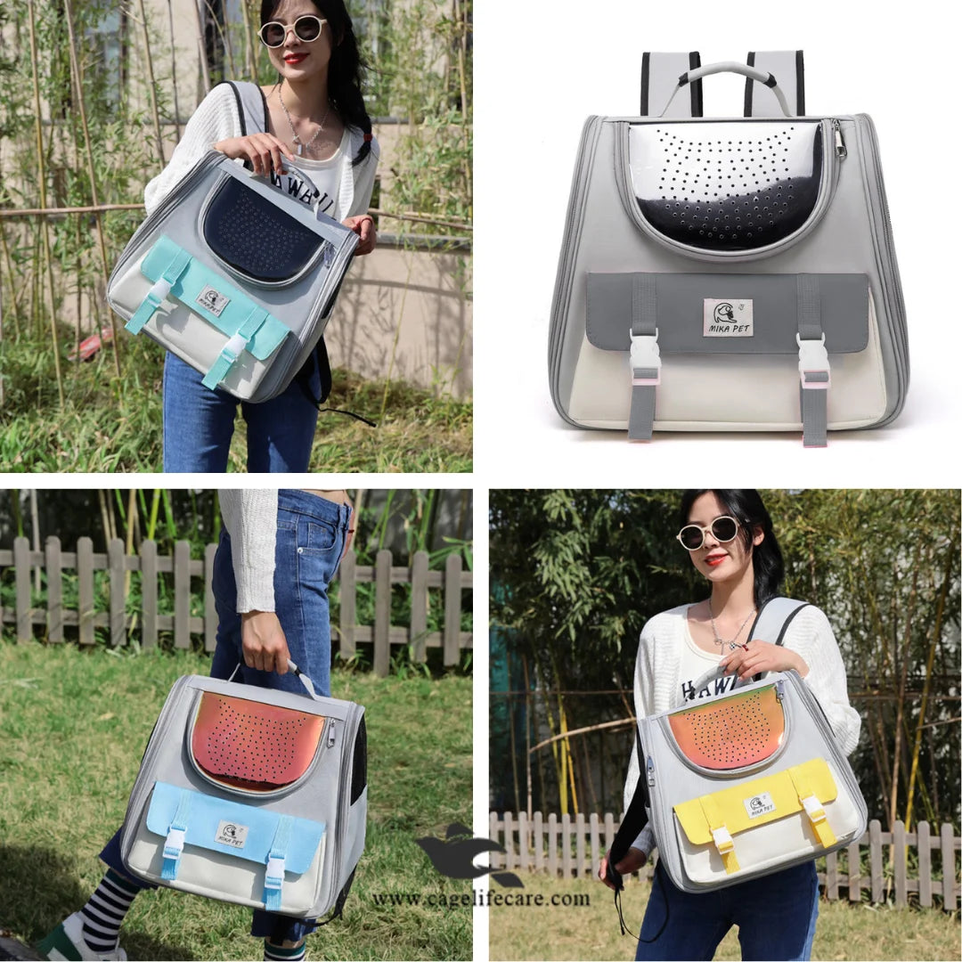 MIKA Pets Imported Cat Carry Bag – Portable & Breathable