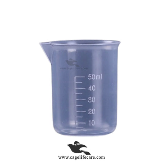 ML Marking Beakers - Accurate Liquid Measuring for Birds 50ml