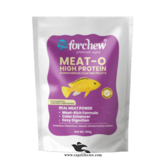 Meat-O high protein carnivore fish feed pellets