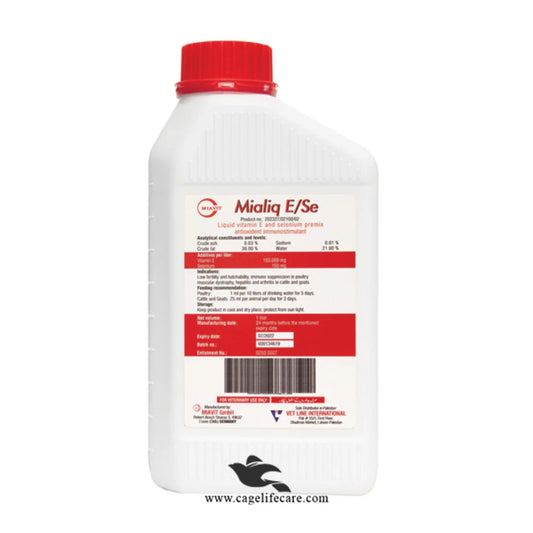 Mialiq E SEL – Liquid Vitamin E & Selenium 1000ml Company Packing Bottle