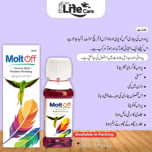 Molt Off – Effective Treatment for French Molt & Feather Plucking