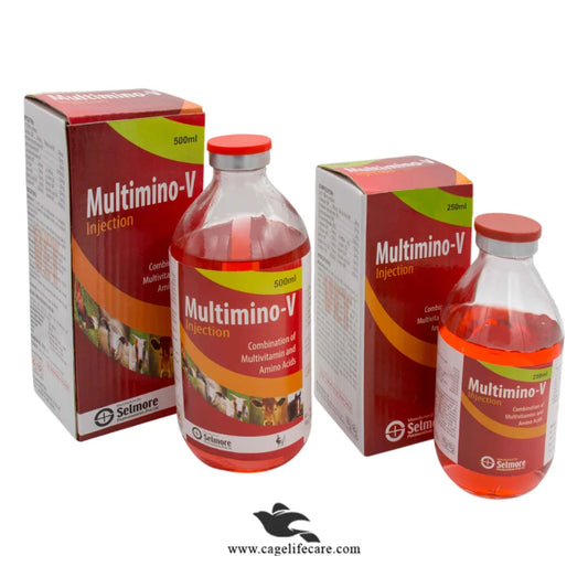 Multimino-V Injection – Multivitamin & Liver Support for Livestock, Pets & Poultry
