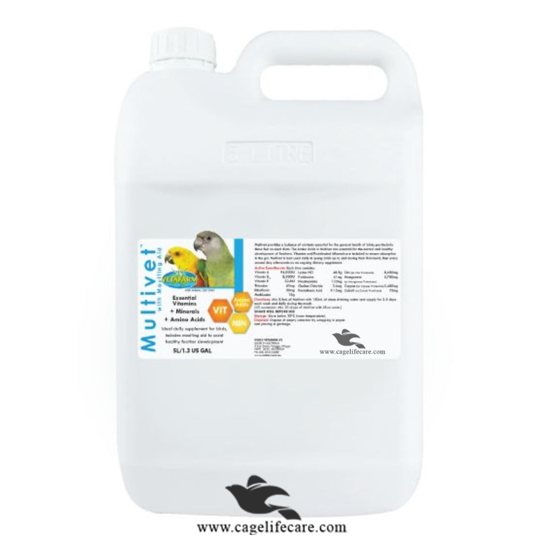Multivet With Moulting Aid – Healthy Feather Development