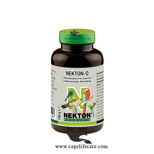 NEKTON-Q Advanced Nutritional Supplement for Birds 140g Bottle and Loose Packing