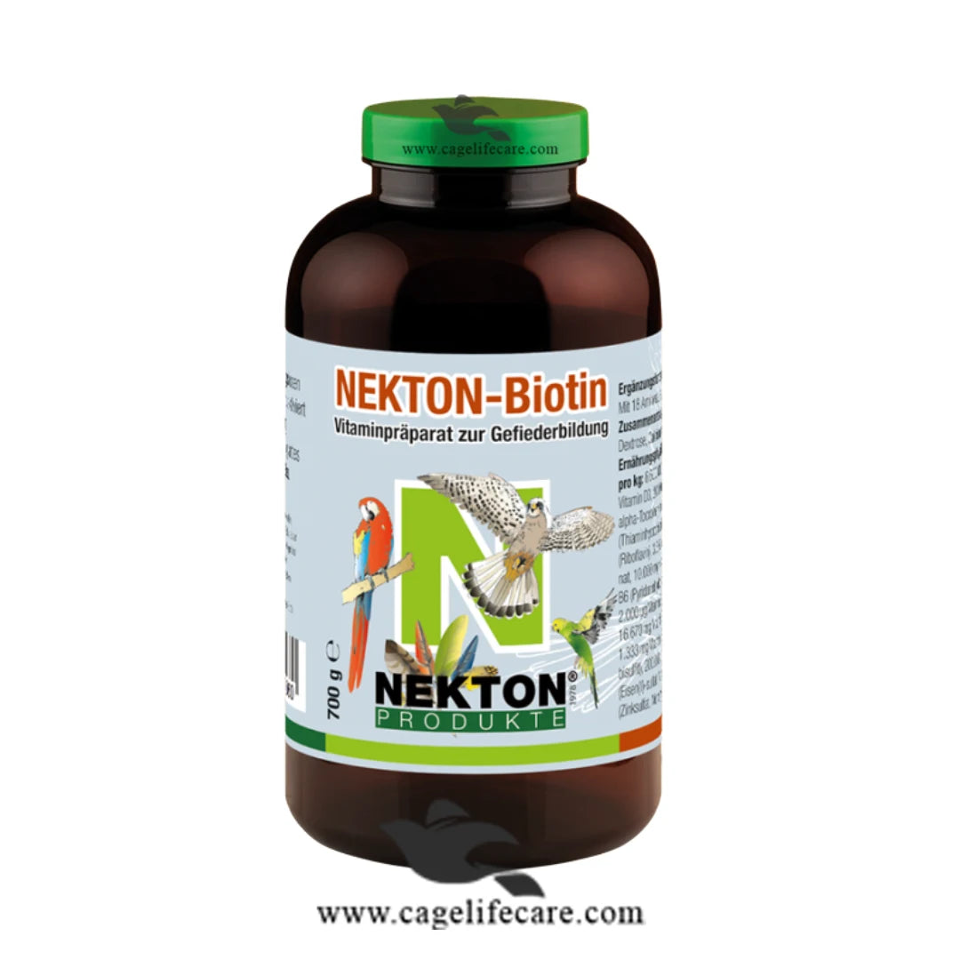 NEKTON Biotin – Supports Molting and Feather Regeneration 700g Bottle and Loose Packing