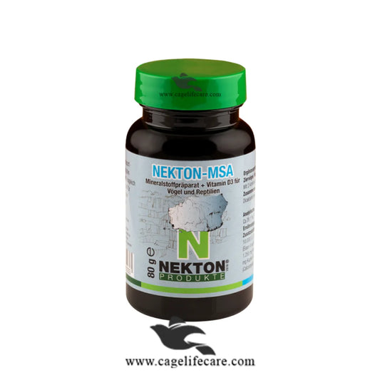 NEKTON MSA – A Premium Mineral Supplement 80g Bottle and Loose Packing