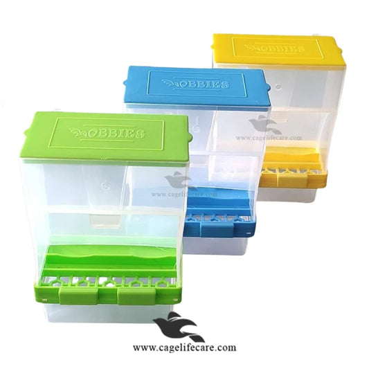 No Mess Seed Hopper For Parrots & Other Birds - Loverbirds