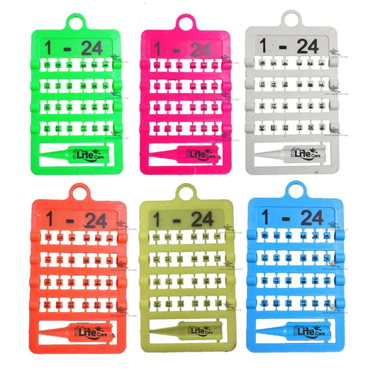 Numbers Plastic Cut Leg Rings for Finches & Java Birds (1-24)