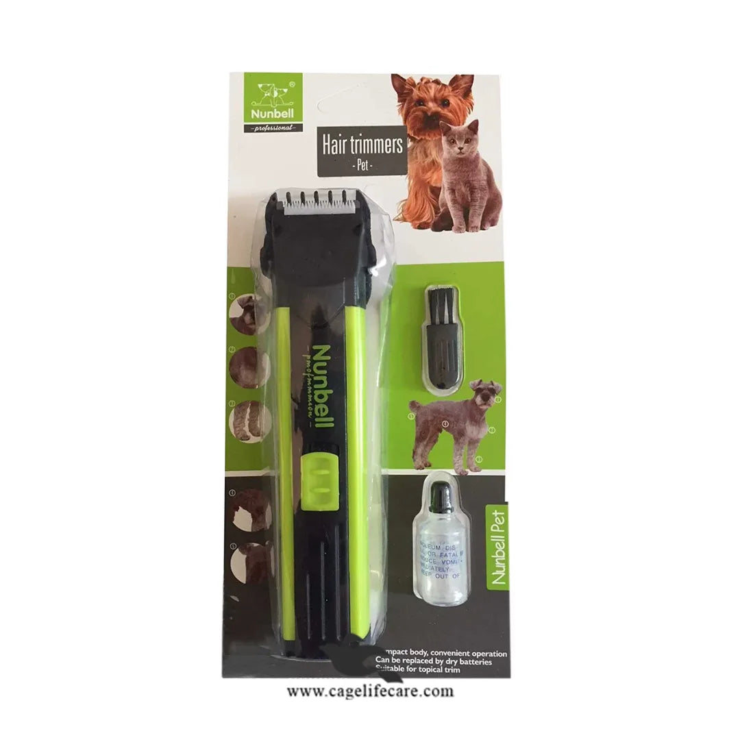 Nunbell Small Hair Trimmer – Compact & Precise Grooming Tool for Pets ( Imported )