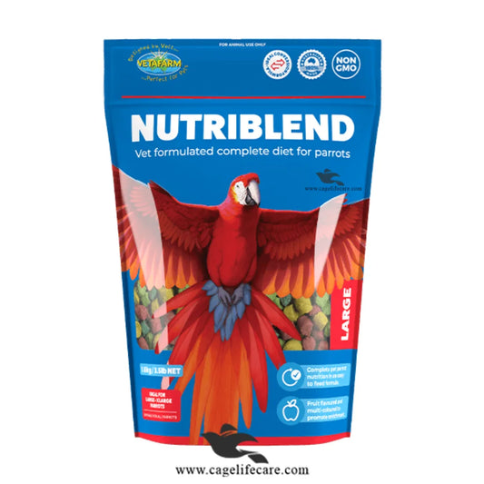 Nutriblend Large Pellets – Nutritionally Balanced Diet For Large Parrots 1.6Kg Bag and Loose Packings