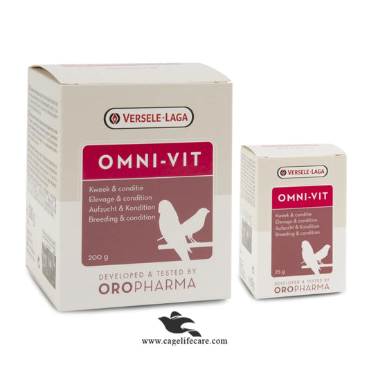 Omni Vit – Multi-Vitamin Supplement for Optimal Health & Breeding Performance in Birds