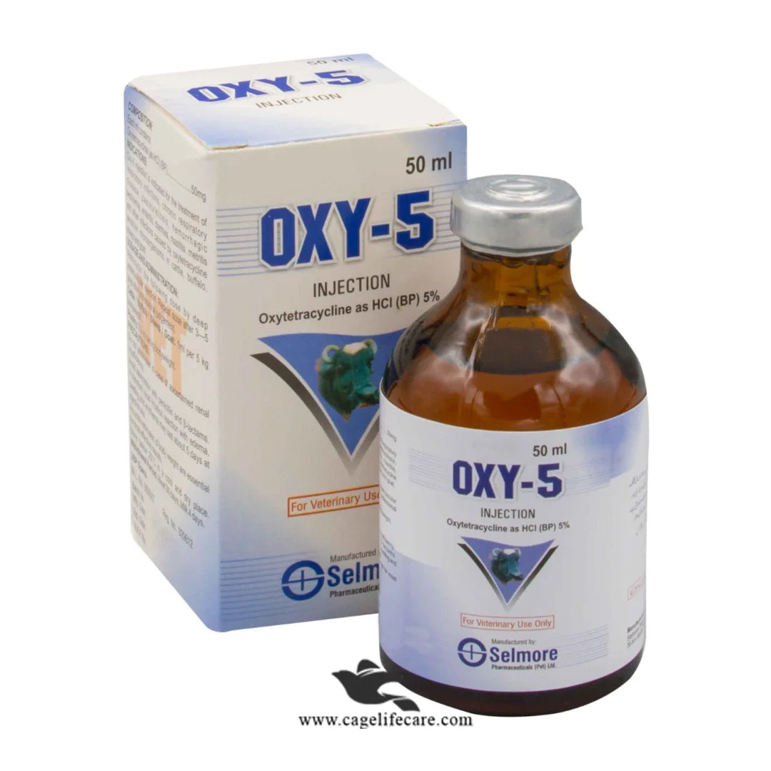 Oxy-5 Injection – Broad-Spectrum Oxytetracycline Therapy for Livestock & Poultry