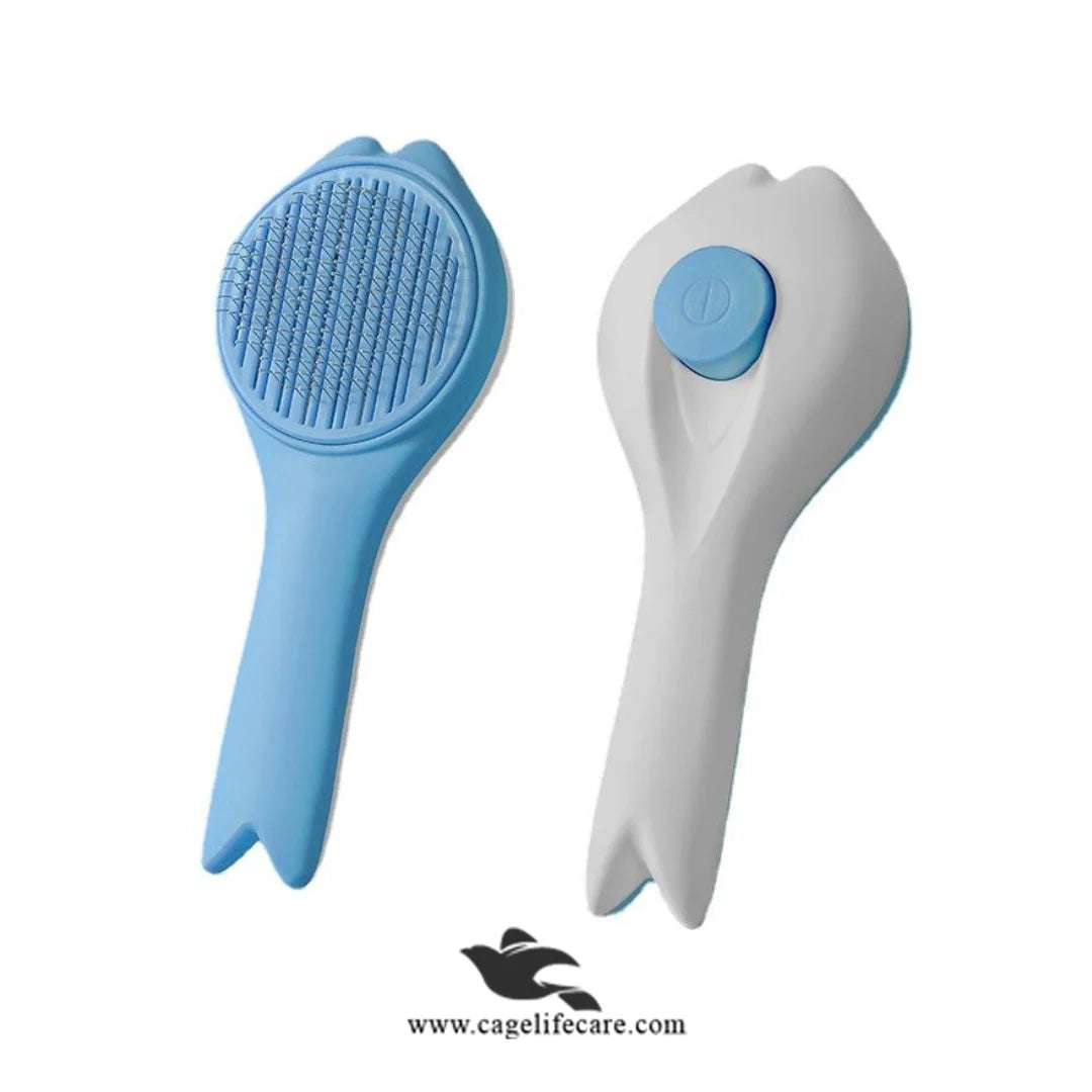 Paw Shape Push Button Brush for Dogs & Cats – Imported Premium Quality