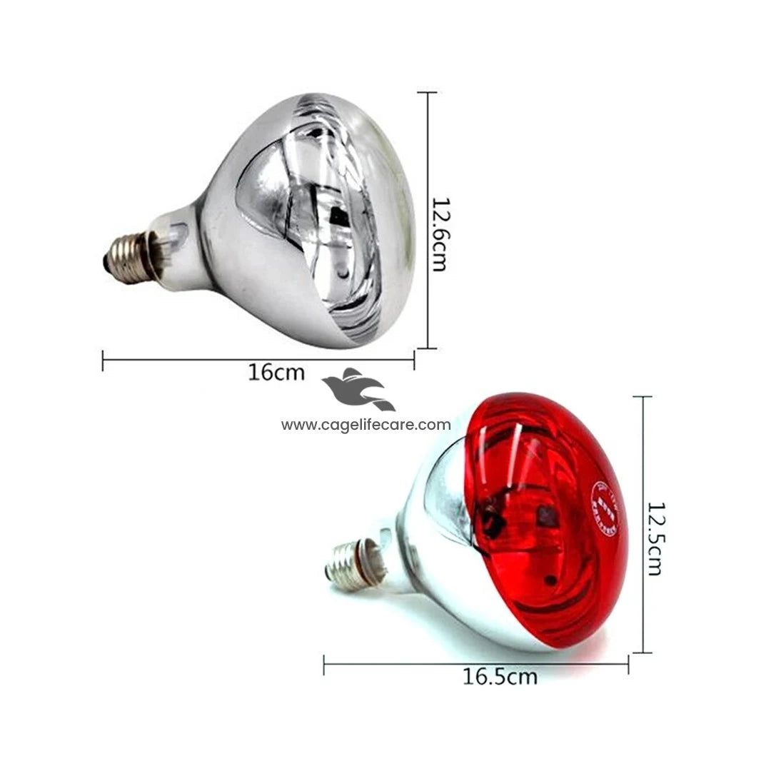 Pet Infrared Waterproof Heating Light Bulb - Fast Recovery for snakes birds reptiles animals