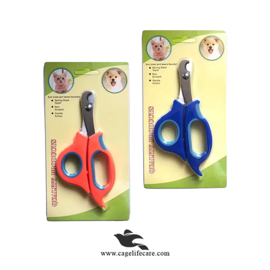 Stainless steel pet nail clipper cutter for cats and dogs