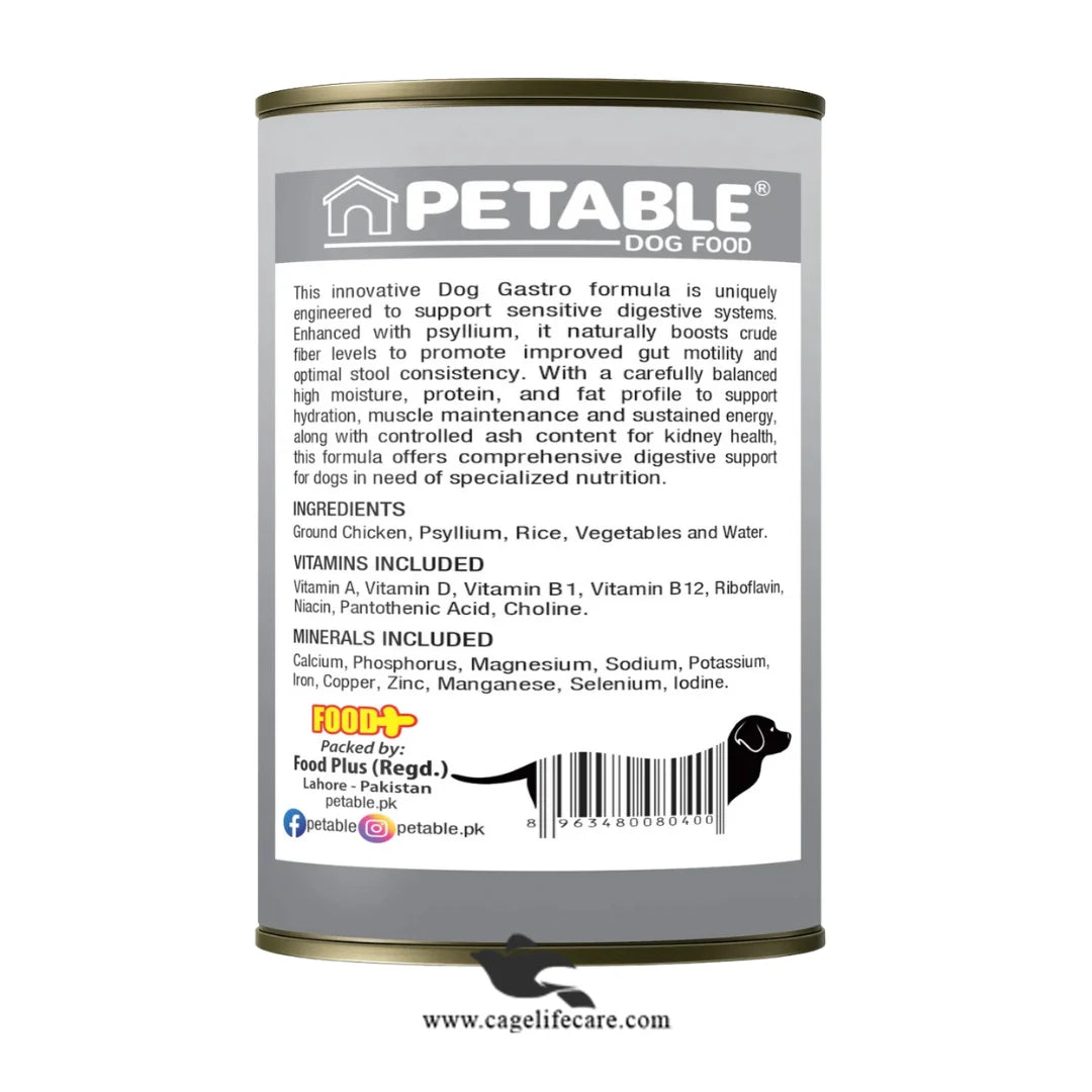 Petable Dog Gastro Gravy Tin – Chicken Flavor 400g Medicated Healthy Food