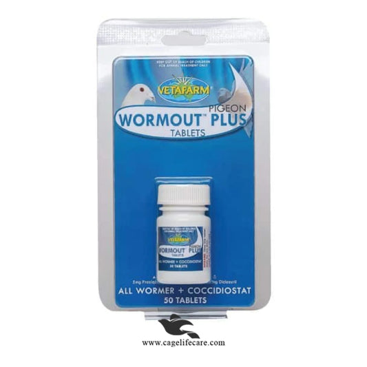 Pigeon Wormout Plus Tablets Vetafarm