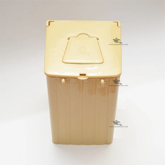 Plastic Breeding Box For Finches & Budgies Back View with Hanging Hocks