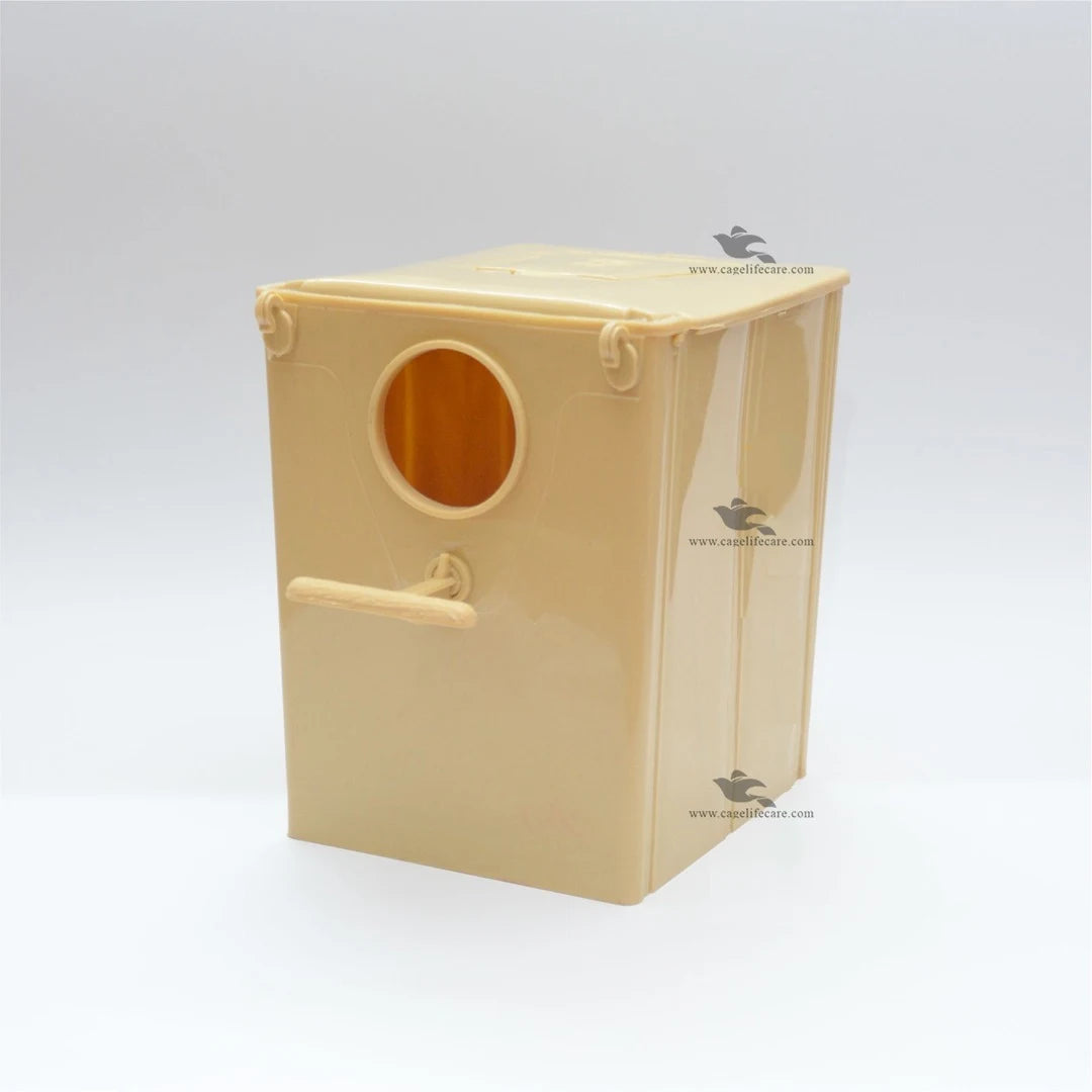 Plastic Breeding Box For Finches & Budgies Front View