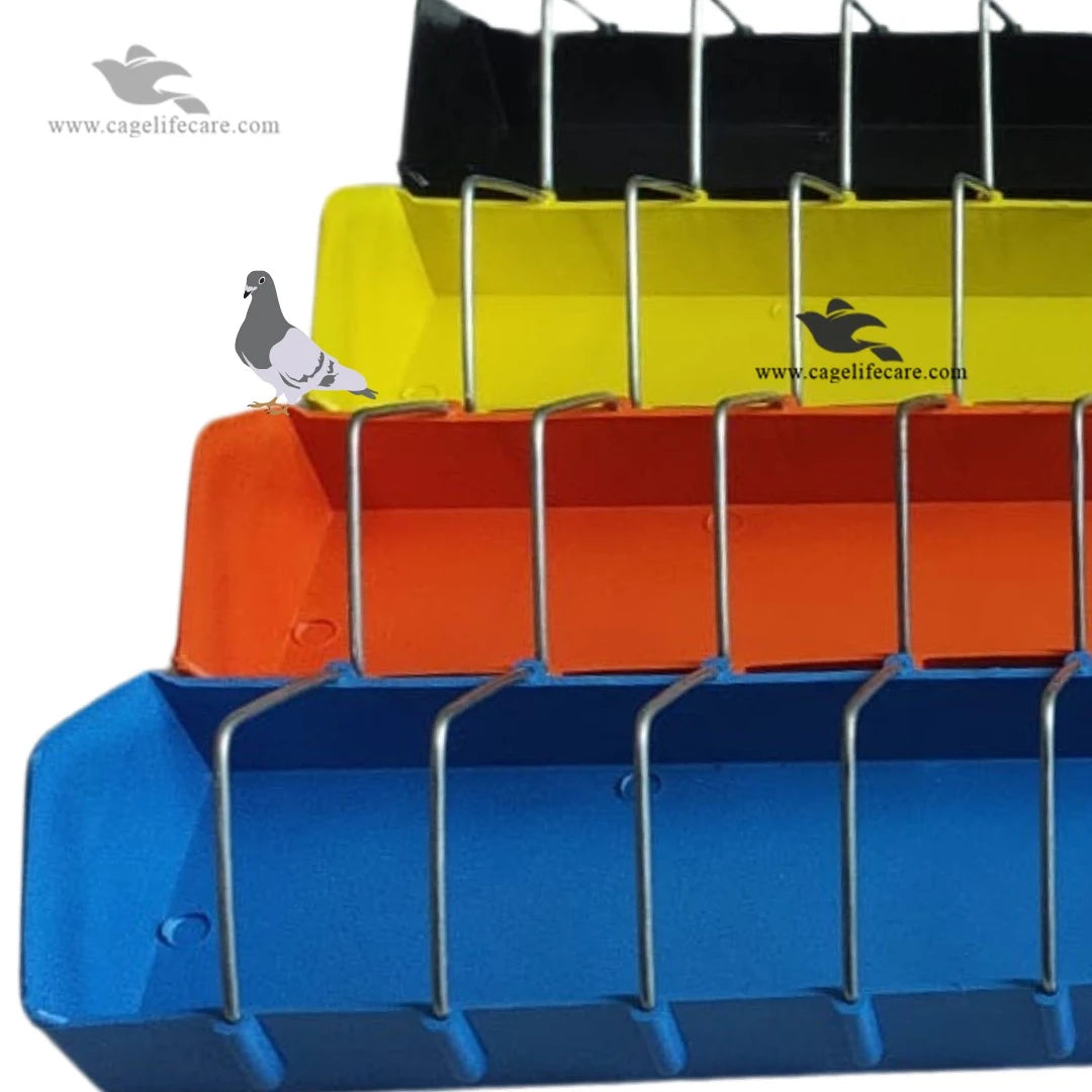 Plastic Grill Feeding Tray - for Pigeons and Poultry Close View