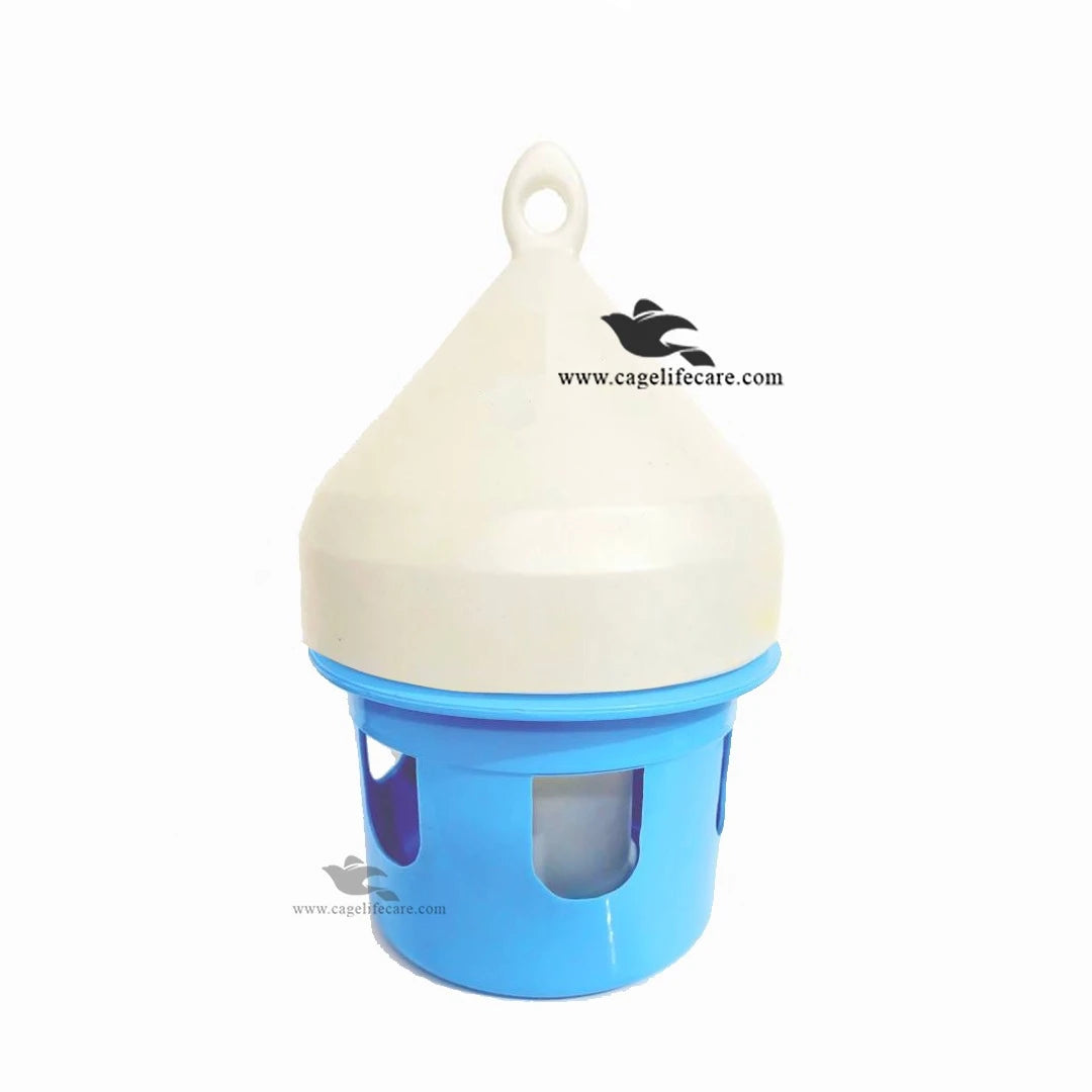 Premium 6.5L Drinker - Water Dispenser for Pigeons & Poultry Blue