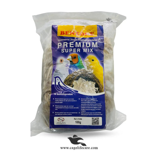 Premium Super Mix Nesting 100g for Finches, Java, Doves & Canaries