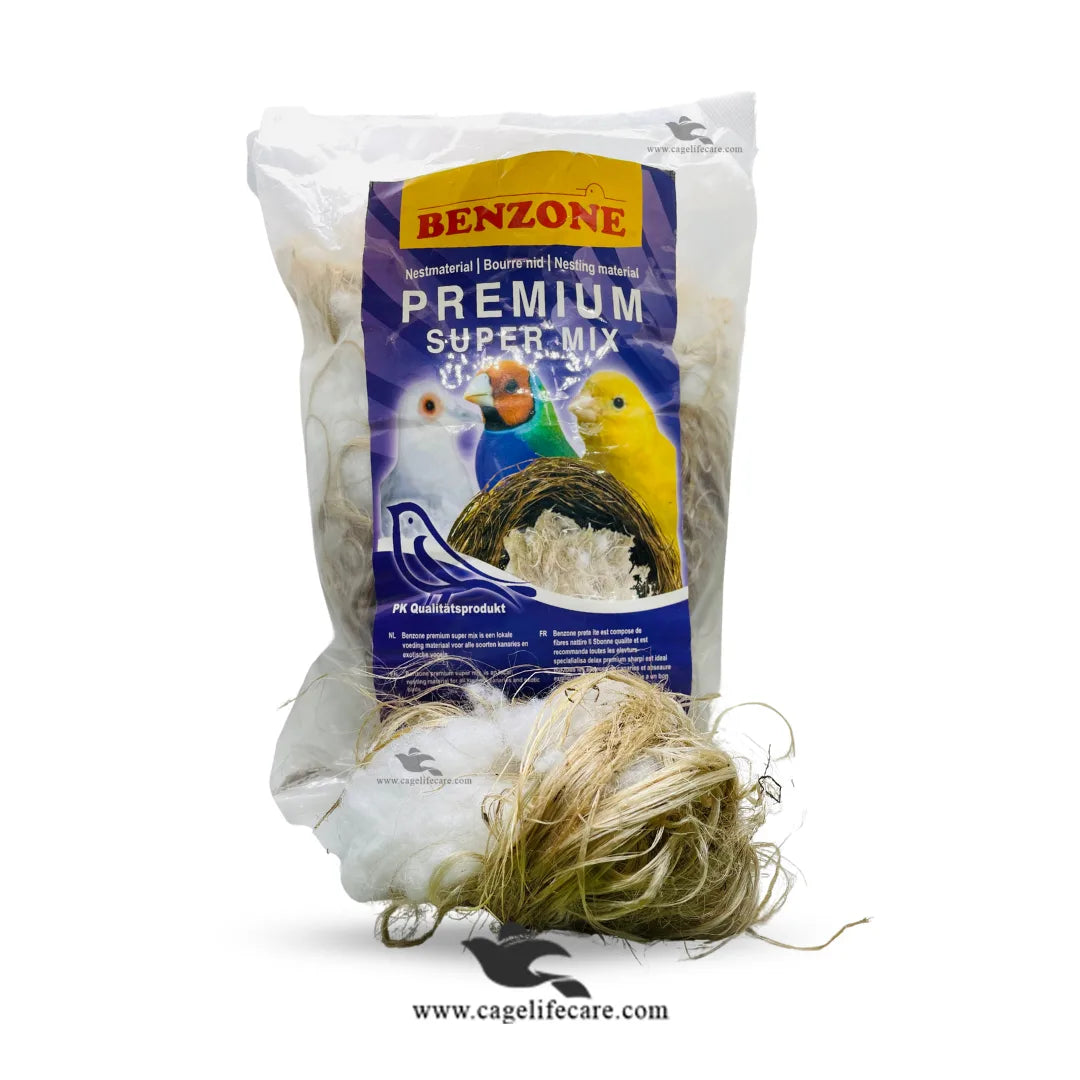 Premium Super Mix Nesting 100g for Finches, Java, Doves & Canaries