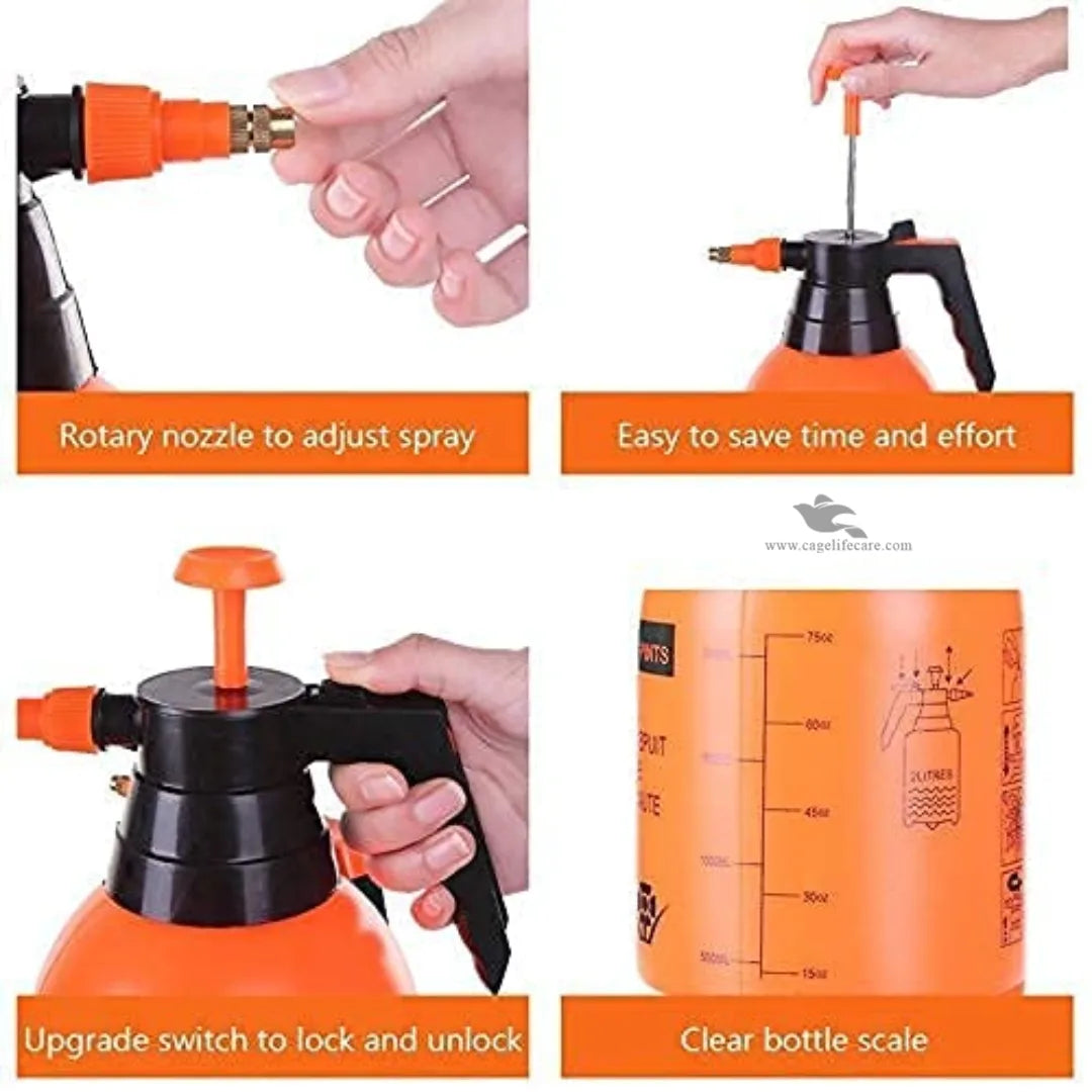 Pressure Spray Pump – 2L Water Sprayer Bottle
